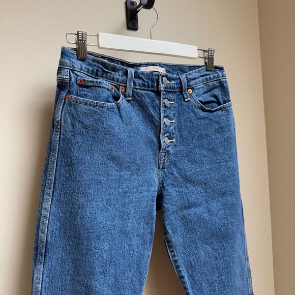 Levi’s Premium Wedgie Straight Utility Jeans – Size 29 - Picture 5 of 15